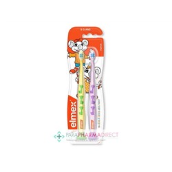 Elmex Brosse à Dents Débutant 0-3ans x2