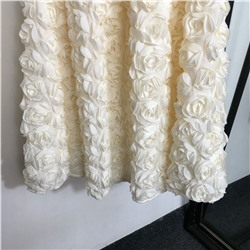 Женская длинная юбка с объемными розами