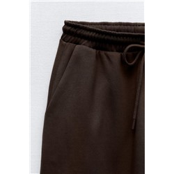 FEW ITEMS LEFT PLUSH JOGGER TROUSERS WITH PLEATS