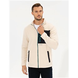 Bej Regular Fit Polar Hırka