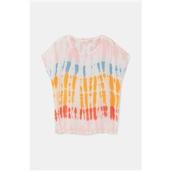 Camiseta manga corta tie-dye