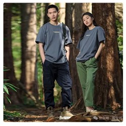 Хлопковая футболка унисекс с принтом на спине Timberlan*d 🌳 ОРИГИНАЛ!