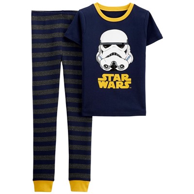 2-Piece 100% Snug Fit Cotton PJs