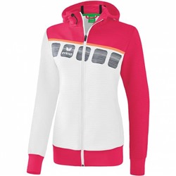 Erima 5-C Mädchen / Damen Trainingsjacke mit Kapuze