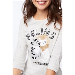 Camiseta Bossy Gris claro