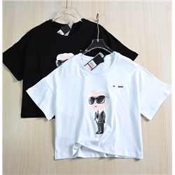 Женская хлопковая футболка KARL LAGERFEL*D ОРИГИНАЛ! 😎