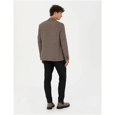 Antrasit Slim Fit Kanvas Pantolon