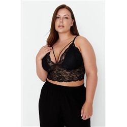Trendyol Curve Siyah Biye Detaylı Büstiyer TBBAW23CW00000