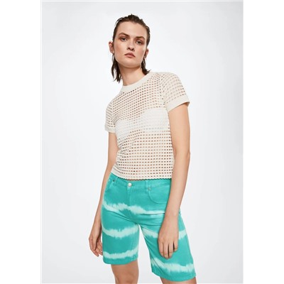 Bermuda tie-dye -  Mujer | MANGO OUTLET Melilla