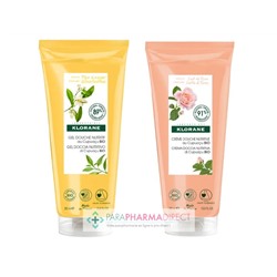 Klorane Cupuaçu Gel Douche Nutritif Fleur d'Oranger + Crème Douche Nutritive Lait de Rose 2x200mlLot  × 2