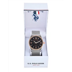 MENS SILVER MESH STRAP WATCH