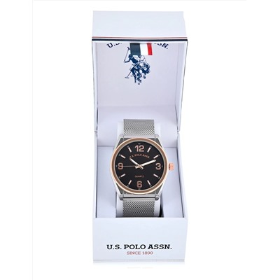 MENS SILVER MESH STRAP WATCH