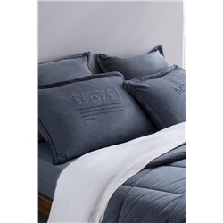 Bobigny SuperSoft Tek Kişilik Comforter Set - İndigo