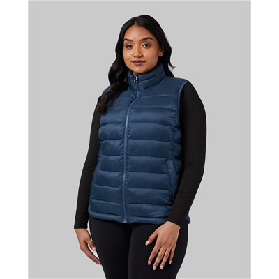 WOMEN'S LIGHTWEIGHT RECYCLED POLY-FILL PACKABLE VEST