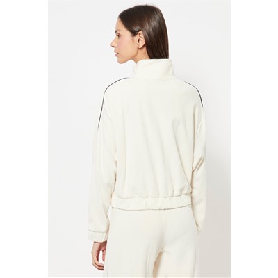 Chaqueta de terciopelo - Blanco