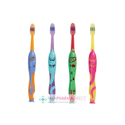 Elgydium Kids Brosse à Dents Monster 2-6 ans
