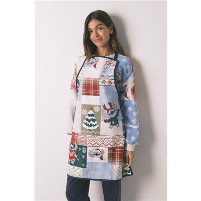 Delantal cocina Stitch patchwork