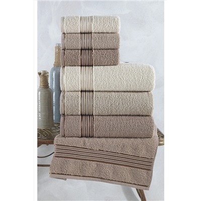 Binnur Home Alia 6'lı Banyo Havlu Seti I Banyo Takımı 153-90-1131