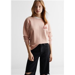 Jeans wideleg rotos decorativos