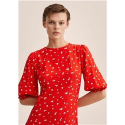 Vestido estampado flores -  Mujer | MANGO OUTLET España