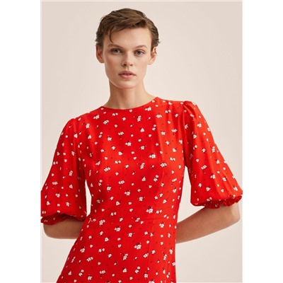 Vestido estampado flores -  Mujer | MANGO OUTLET España