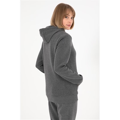 Erkek Antrasit Melanj Basic Sweatshirt