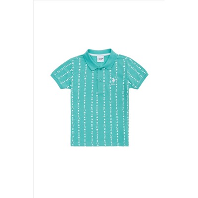 Erkek Çocuk Mint Yeşili Polo Yaka Tişört