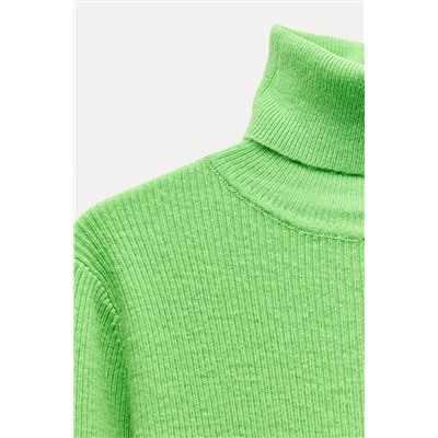 HIGH NECK KNIT SWEATER