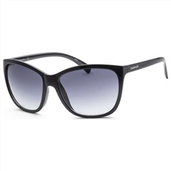 Calvin Klein Women's Black Cat-Eye Sunglasses