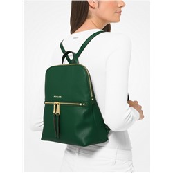 MICHAEL MICHAEL KORS Rhea Medium Pebbled Slim Backpack