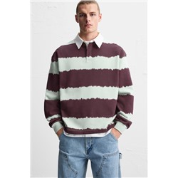POLO ESTAMPADO RAYAS TIE DYE