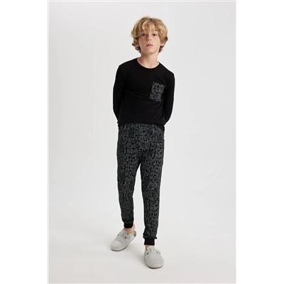 Defacto Erkek Çocuk Uzun Kollu Penye Pijama Takımı B2379A823WN