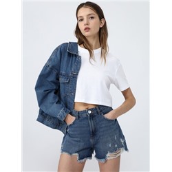 DENIM SHORTS