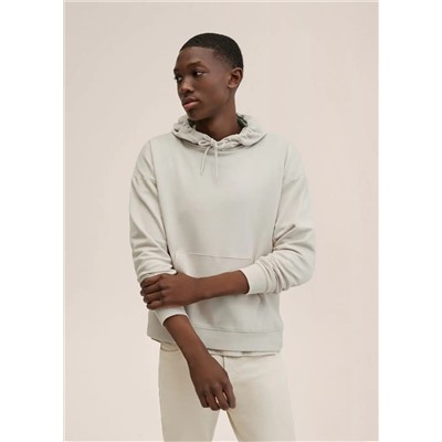 Sudadera algodón capucha -  Niño | MANGO OUTLET España