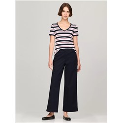 Stripe V-Neck Favorite T-Shirt