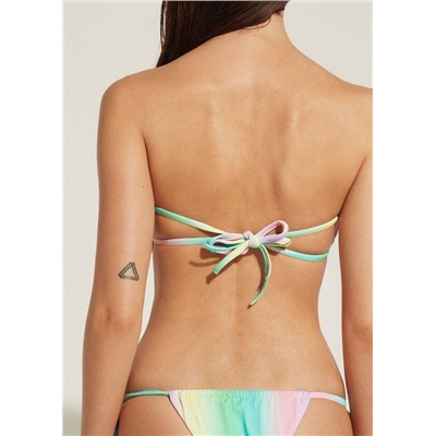Bandeau-Bikinioberteil mit verschiebbaren Cups Panama