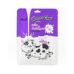 РАЗГЛАЖИВАЮЩАЯ ТКАНЕВАЯ МАСКА ДЛЯ ЛИЦА МОЛОКО И КОЛЛАГЕН 38ML / SMOOTHING FACIAL MASK MILK COLLAGEN MOTHER COW 38 ML