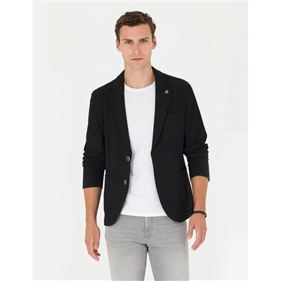 Siyah Ekstra Slim Fit Blazer Ceket