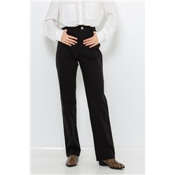 Pantalón recto Negro
