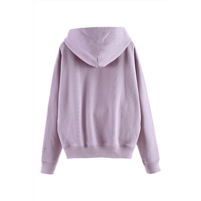 Sudadera con capucha Malva