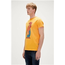 Bad Bear, Cockerel 0 Yaka Erkek Tshirt - Oranj