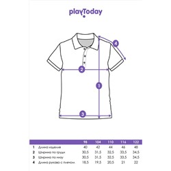 Футболка-поло PLAYTODAY, 1121461