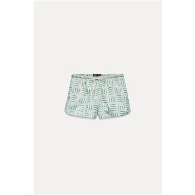 FIGURATIVE PRINT SHORTS