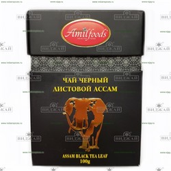 Чай черный листовой ассам "Amilfoods"