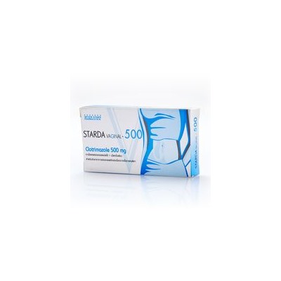 Свеча против кандидоза и хламидиоза Starda vaginal tablet-500 / Seven Stars Starda vaginal tablet-500 1pcs