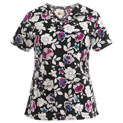 WonderWink Scrubs WonderFLEX Petal Pizzazz Print Top