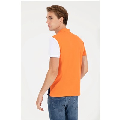 Erkek Turuncu Polo Yaka Tişört