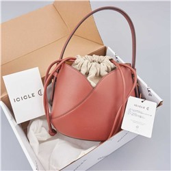 Кожаная сумка-ведро Icicl*e  из натуральной кожи