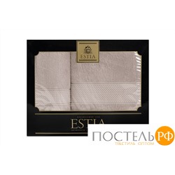 Estia МАРТОС беж К-т Полотенец  50х80/70х130, 2 пр., 100% хлопок, 450 гр/м2