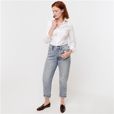 Curvy slim stretch perfect shirt